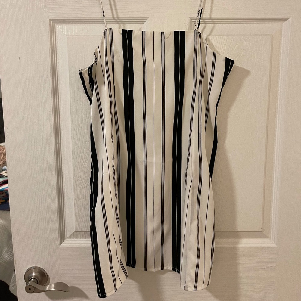 Amuse Society black and white striped dress